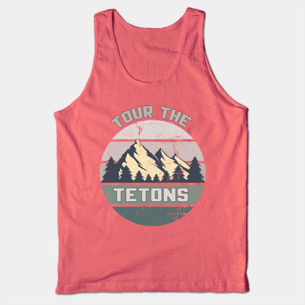 Tour the Tetons Tank Top by OldTony